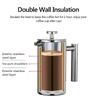 Filtration System Insulated Coffee Pot Double Wall Stainless Steel Coffee Brewer  Espresso Coffee