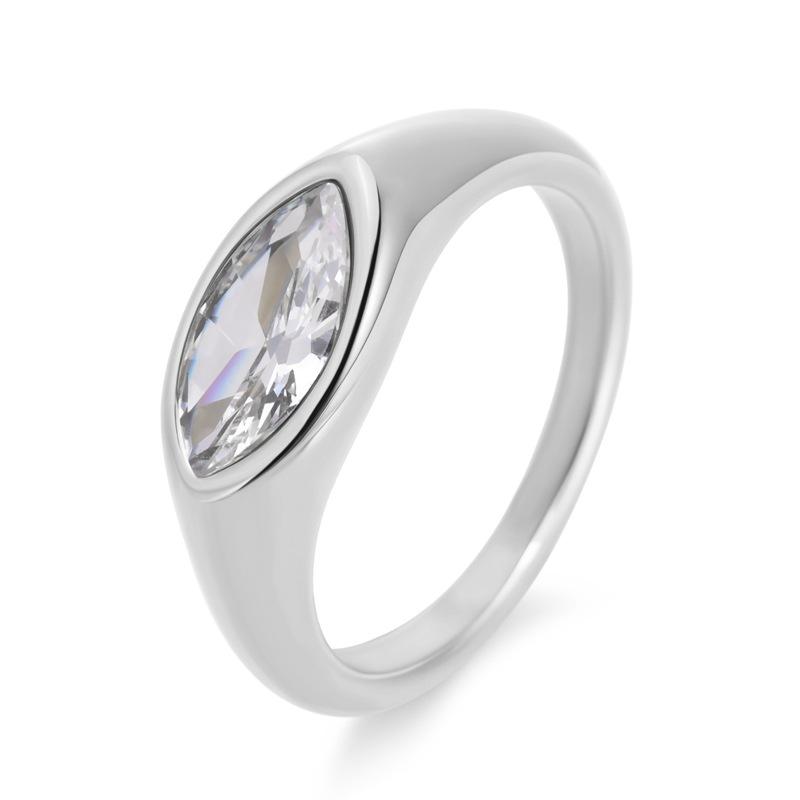 Simple Design Personalized Fashion Ring 18K Gold Inlaid Zircon Women s Ring High-end Jewelry 2026 no. 6