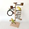  Bird Swing Toy Bird Cage Climbing Ladder Standing Perches Bird Playstand Toy