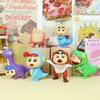 Crayon 6pcs Shin Chan Action Figure Decoration Doll Cartoon Toy Kids Anime Gifts