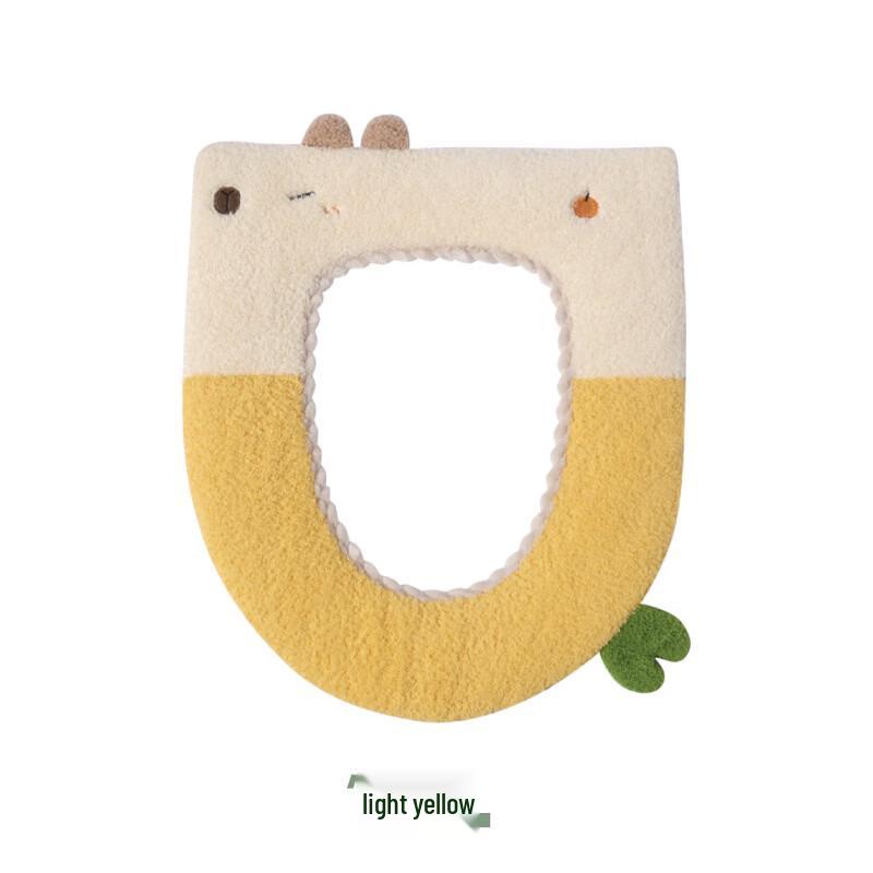 Winter Plush Toilet Seat Cushion