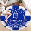 Everton F.C Round Area Rug,Carpet Rug for Living Room Bedroom Sofa Playroom Decor,Non-slip Floor Mat