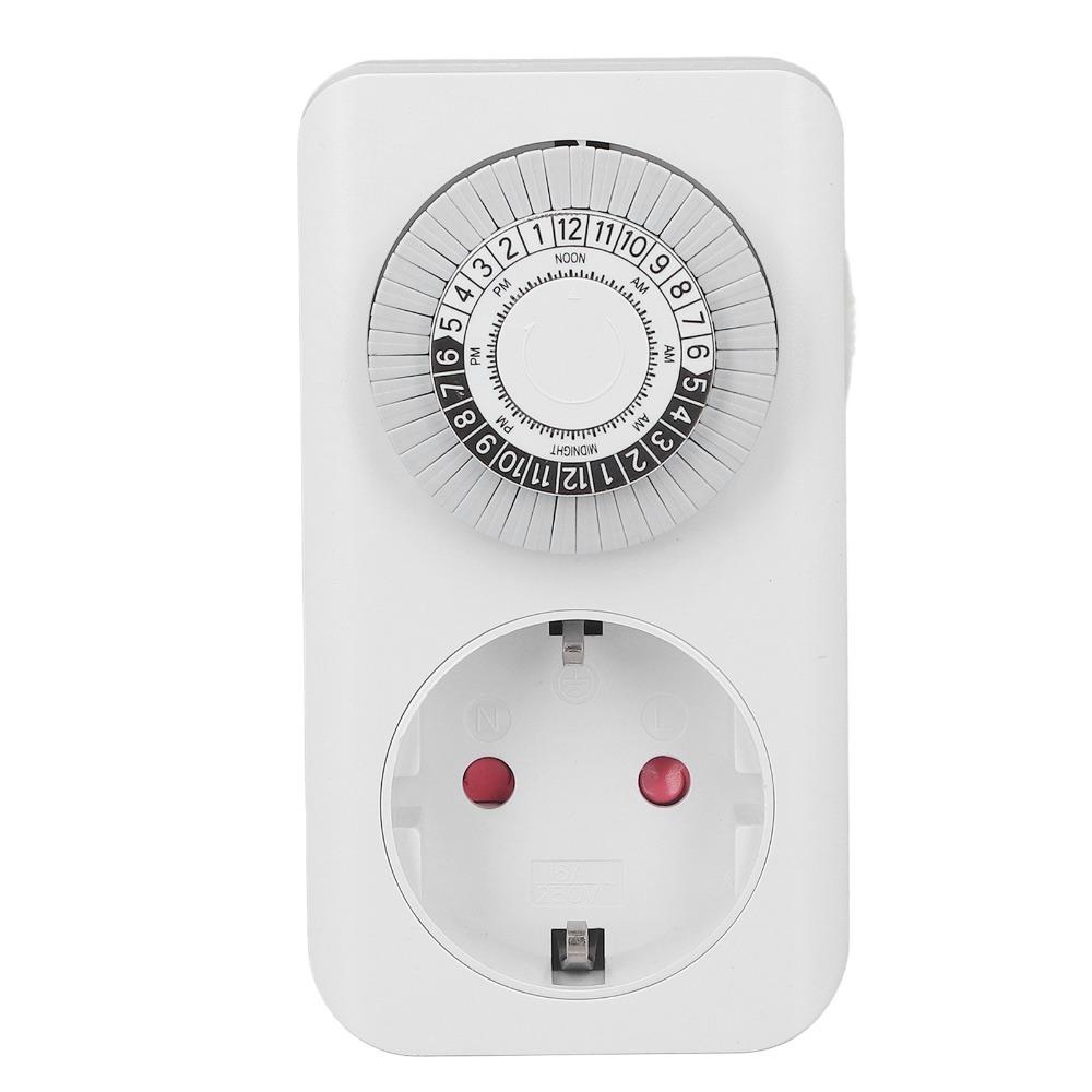 

EU Standard Timing Socket 230V 50HZ Timing Function Remote Control Power Socket Remote Control Countdown Charging 1 x Smart Socket