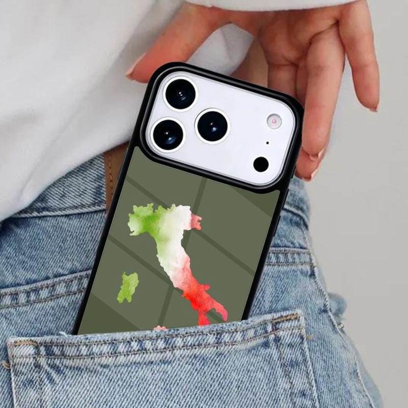 Italy Flag Vintage Italian Phone Case for iPhone 16e 15 14 13 12 17 Pro Max Plus Air 17pro Cover Coque