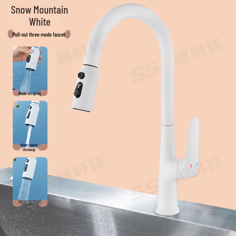 Suishijia Single Handle Pull-Out Basin Faucet