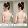 Strapless Underwear Women's Non-slip Gathering Small Breasts, No Marks, No Steel Rings, Invisible Tube Top Bra Cover, Breathable and Thin Breasts
