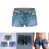 Hochwertige Herren-Baumwollshorts im europäischen und US-Stil Denim-Jeans Unterwäsche für Komfort