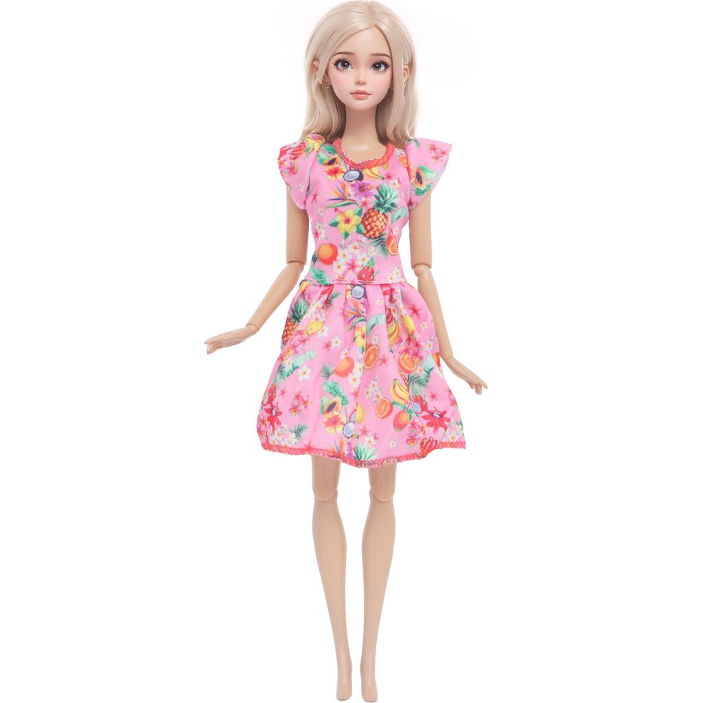 

1/6 Кукольный наряд Модная девочка Мини-платье Юбка Платье Брюки Одежда для куклы Барби 11,5 дюймов Подарочный набор Девочка Игрушка