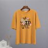 Shellsuning Vintage Graphic Harajuku Trička s potiskem Dámské 100% bavlna O Krátký rukáv Měkké trička Dámská Jednoduchá estetická trička