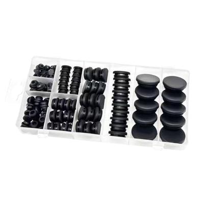 125Pcs Multi Size Rubber Hole Plugs 8 Size T Shaped Stopper Plug For Cabinets Shelves Chair Sealing Hole Caps Dust Plug