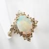 [Used] K14 Opal Diamond Ring / Size 14 / j55-50