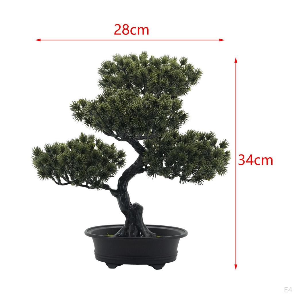 Artificial Bonsai Tree Plants Potted Indoor Fake for Table