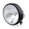 Motorcycle Headlight H4 Bulb Lens Diameter 153mm Headlight Kit Black 22714