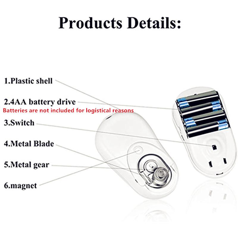 Electric Jar Opener Electric Can Opener Useful Gadgets Easy To Open Automatic Safety High Power Opener Can Kitchen Gadgets Tools