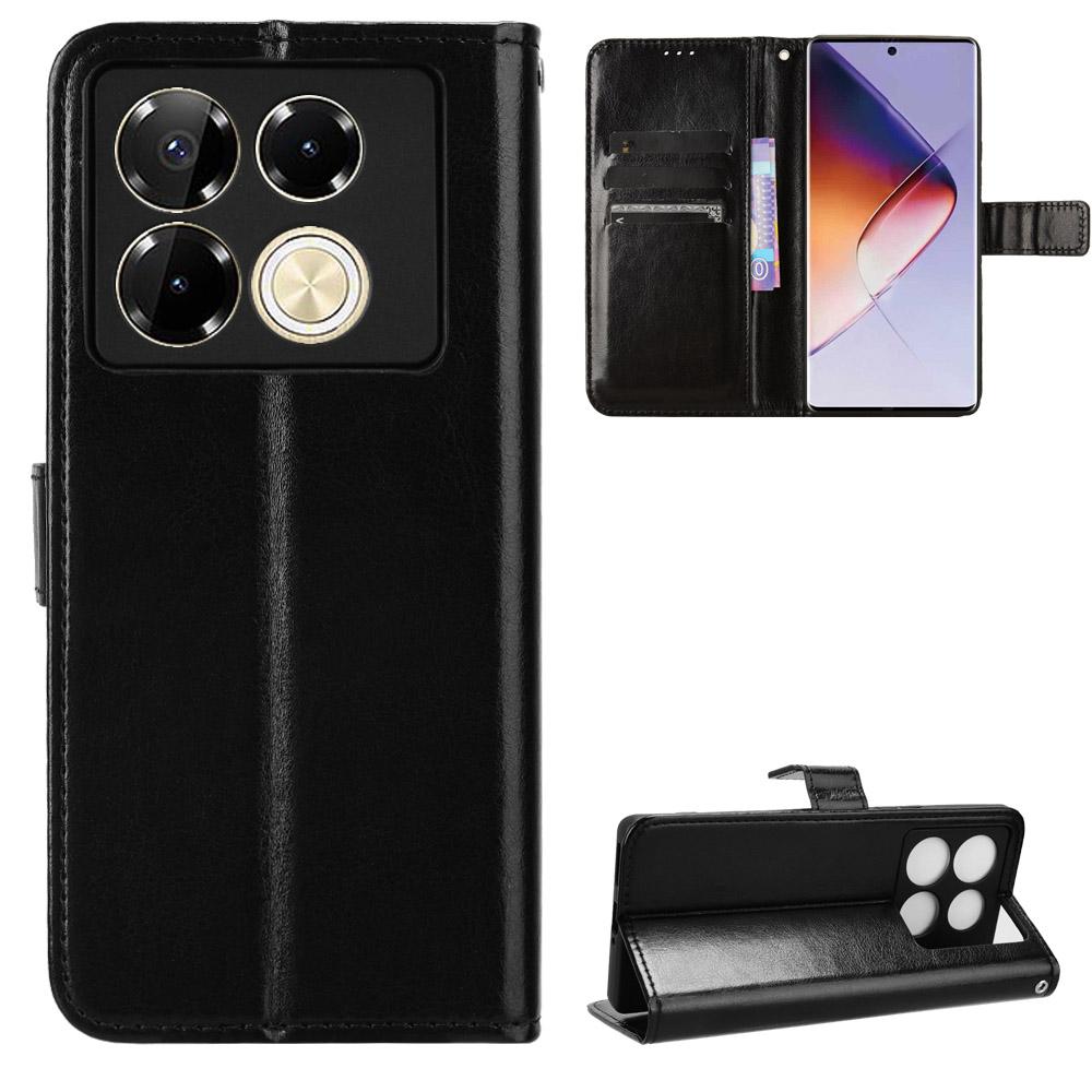 for Infinix Note 40 Pro 4G Wallet Case with Kickstand & Card Slots – Shockproof, Dustproof, Business Heavy Duty Flip Leather Cover