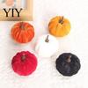 Plush Pumpkin Decor for Fall 20 PCS Velvet Decorative Ornaments, Multi-Color Artificial Harvest Pumpkins Home Mantel Table Shelf, Farmhouse