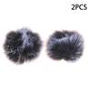 Universal Lavalier Microphone Furry Windscreen Fur Windshield Wind Muff Soft For D11 Rode Boya Lapel Lavalier Mic