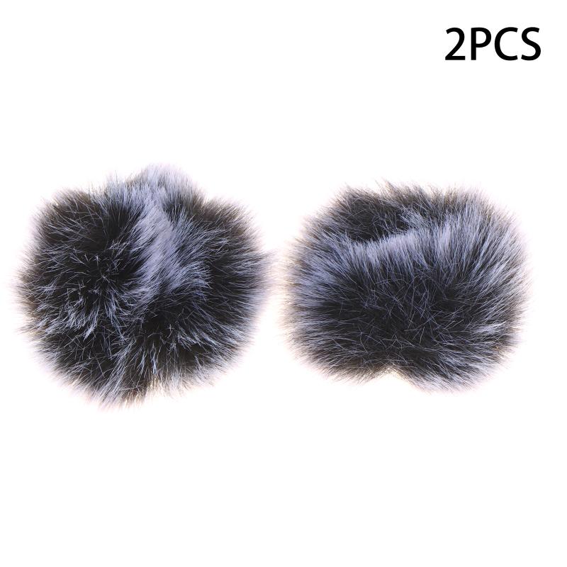 Universal Lavalier Microphone Furry Windscreen Fur Windshield Wind Muff Soft For D11 Rode Boya Lapel Lavalier Mic