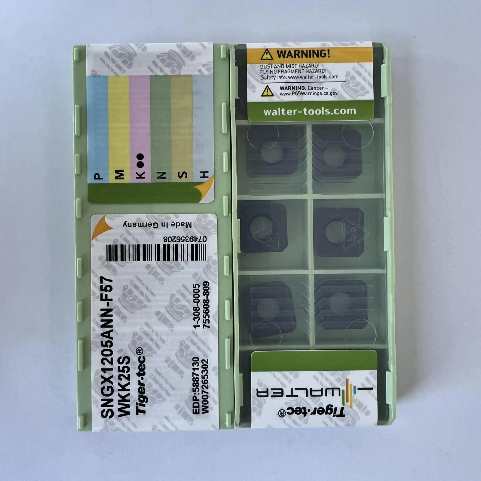 

Original / SNGX1205ANN-F57 WKK25S / Industrial indexable Carbide Inserts 10 Pcs
