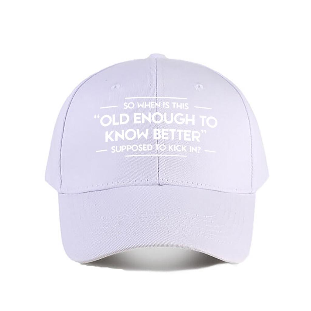 Baseball Cap Humorous Quote Baseball Cap Fashion Unisex Sunhat Womens Outdoor Sports Snapback Cap