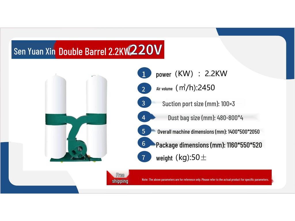 Industrial Power Dust Collector for Workshop and Engraving Machines