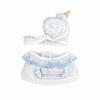 Multicolor Mini Hairy Dress Set 10cm Doll Replacement Outfit Cute Doll Clothes  Changing Dress Game