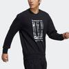 Adidas Logo Sweatshirt Men Tops Black H39289