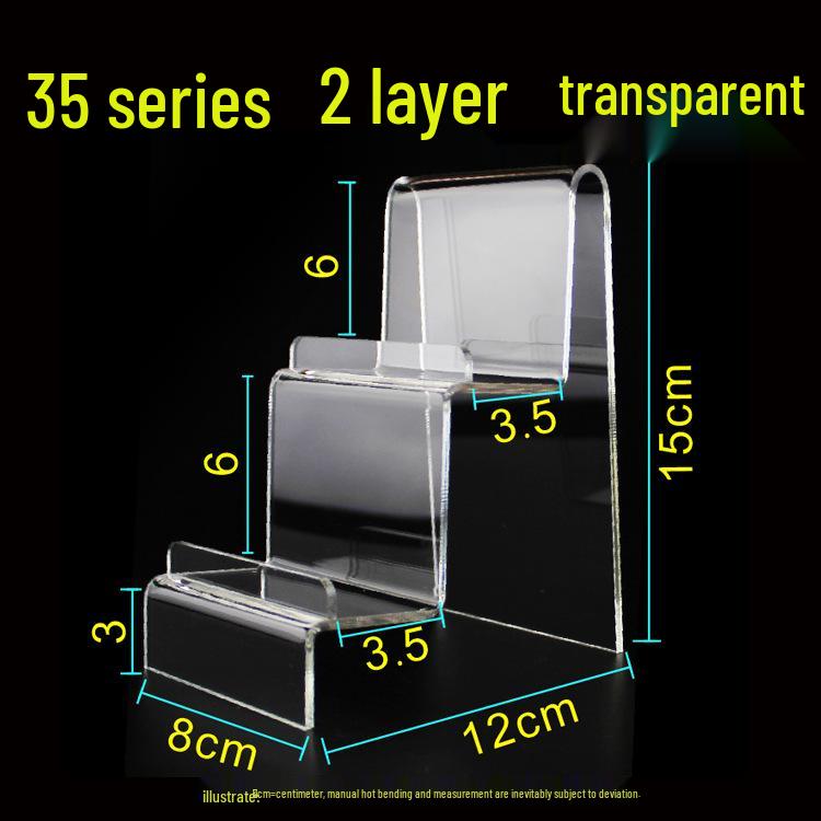 Acrylic Multi-Layer Display Stand for Wallets, Bags, Sample Toys, and Digital Accessories