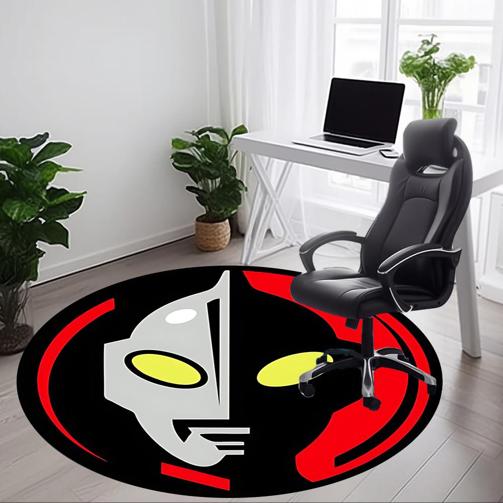 

1pc Mask Hero Office Round Area Rug, Under Office Chairs Bedroom Living Room Home Decor a1022421 80cm by 80cm