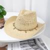 Outdoor Travel Beach Sun Hat Sun Protection Sun Hat Men and Women's New Western Denim Straw Hat