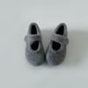 Autumn Woolen Fabric Women Flats Shoes Comfort Soft Sole Mary Jane Shoes Warm Cotton Outdoor Shoes For Winter