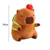 Capybara Plush Toy Cute Stuffed Animal 30cm Comfortable Kids Room Decor Doll
