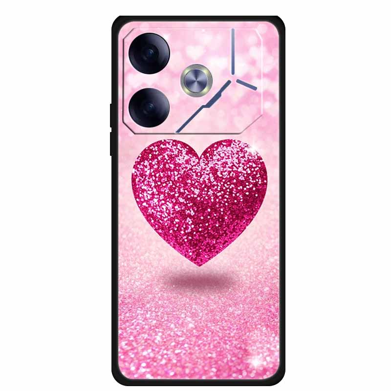Phone Case For Tecno Pova 6 Back Cover Case Shockproof Black Silicone Soft Funda For Tecno Pova 6 Case Pova6 6.78" Capas Coque