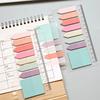 160 Pcs Transparent Colorful Index Creative Memo Pads Office School Stationery Self-Adhesive Stickers Sticky Note Pads
