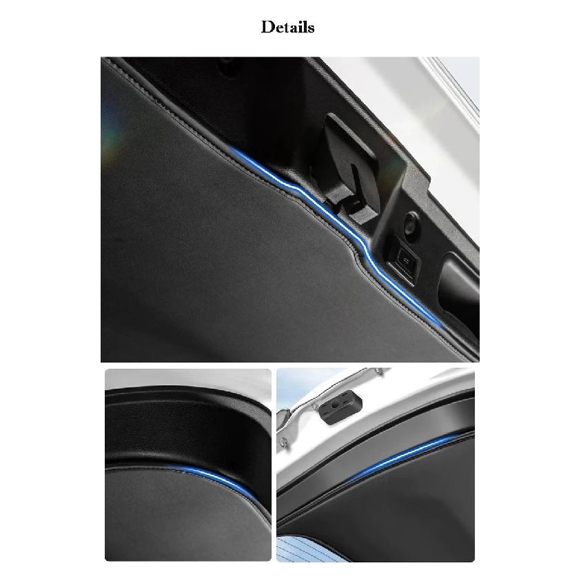 For Toyota Alphard 2015-2025 Car Trunk Door Anti Kick Pad Cargo Liner Tailgate Anti-Scratch Protector Pad Interior Decor Sticker
