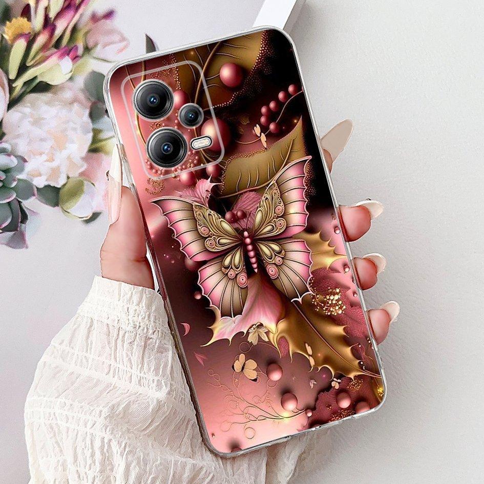 Case For Xiaomi Poco X5 / Poco X5 Pro 5G Cover New Design Popular Cartoon Soft Silicone Transparent Fundas For PocoX5 X 5 Bumper