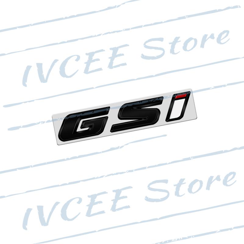 Car Accessories Metal GSI Emblem Rear Trunk Body Badge Sticker For Vauxhall Opel Zafira Mokka Antara Insignia Astra Adam OPC VXR Wv3