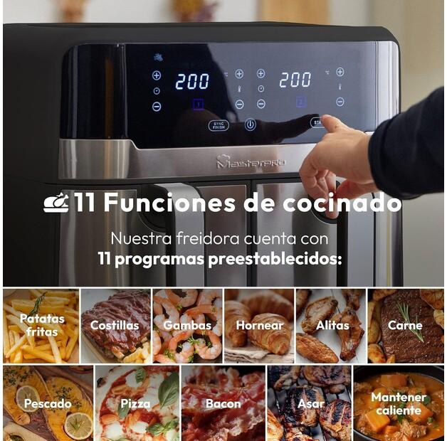 Фритюрница Masterpro Rocket Duo 900 черная (BGMP-9178-BK)