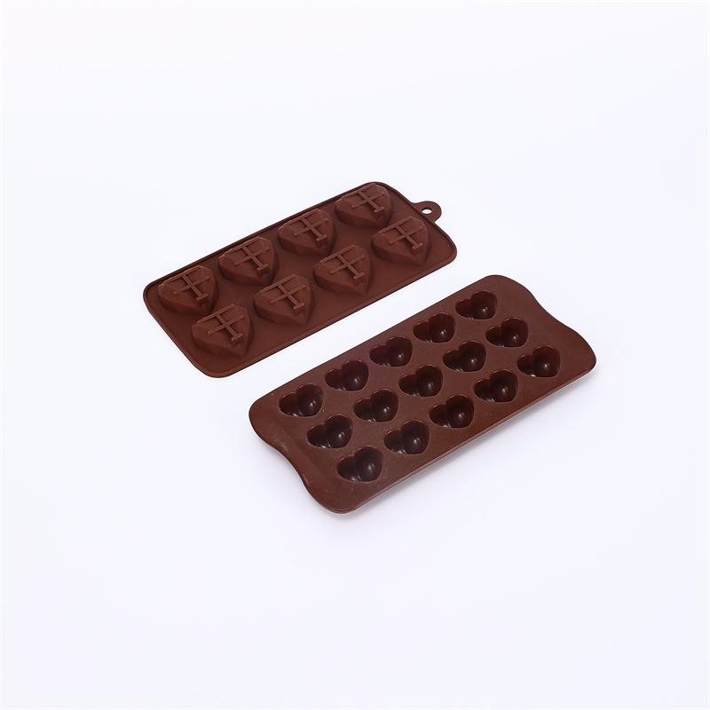 Heart Silicone Mold Baking 3D Love Chocolate Candy Pastry Tools Cake Decoration Silicone Ice Cube Tray Kitchen Accessories