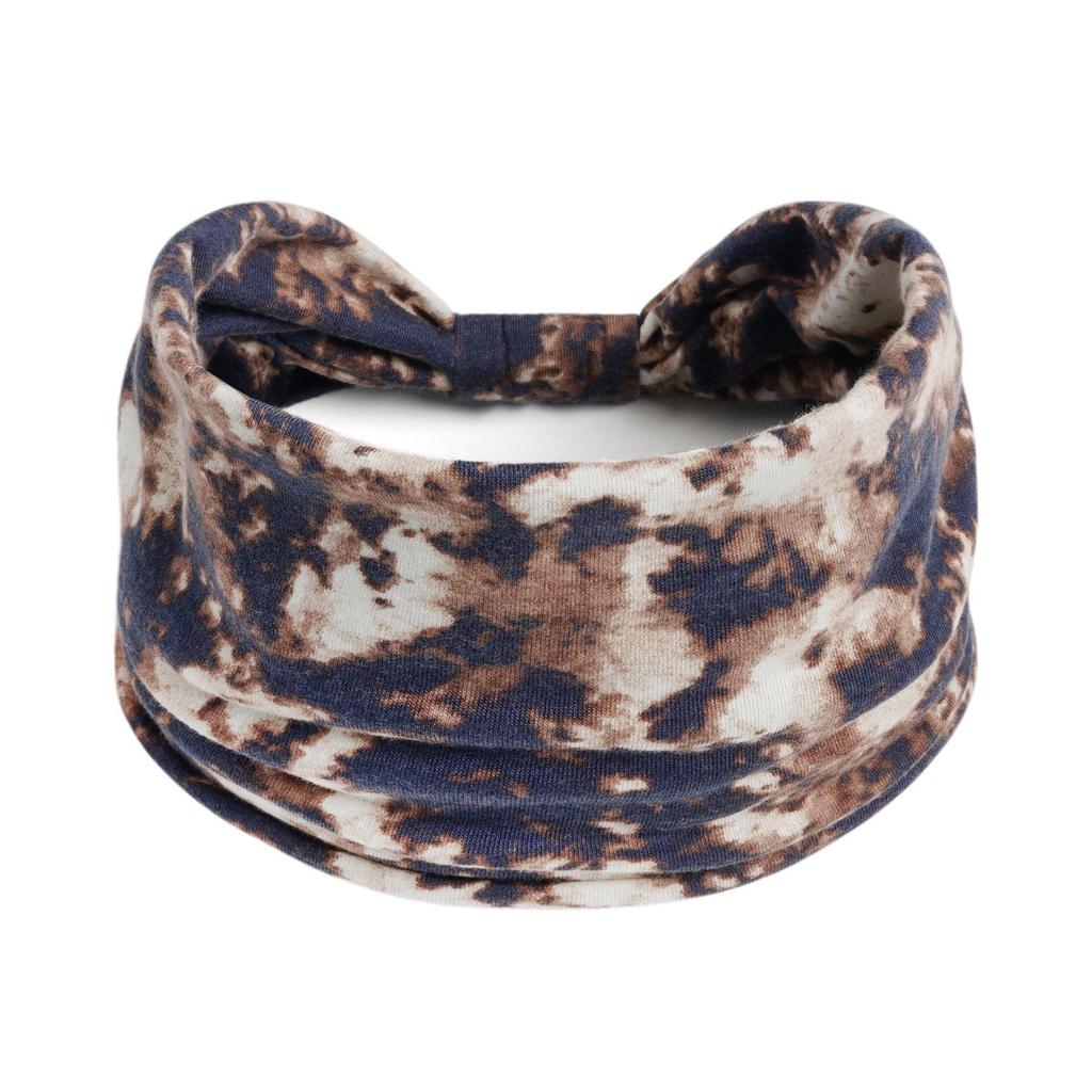 Bohemian Retro Print Yoga Headband: Wide African-Inspired Headscarf for Women