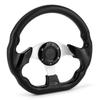 1pcs Universal 13" 320mm Racing Sports Car Steering Wheel with Horn Button Carbon Fiber