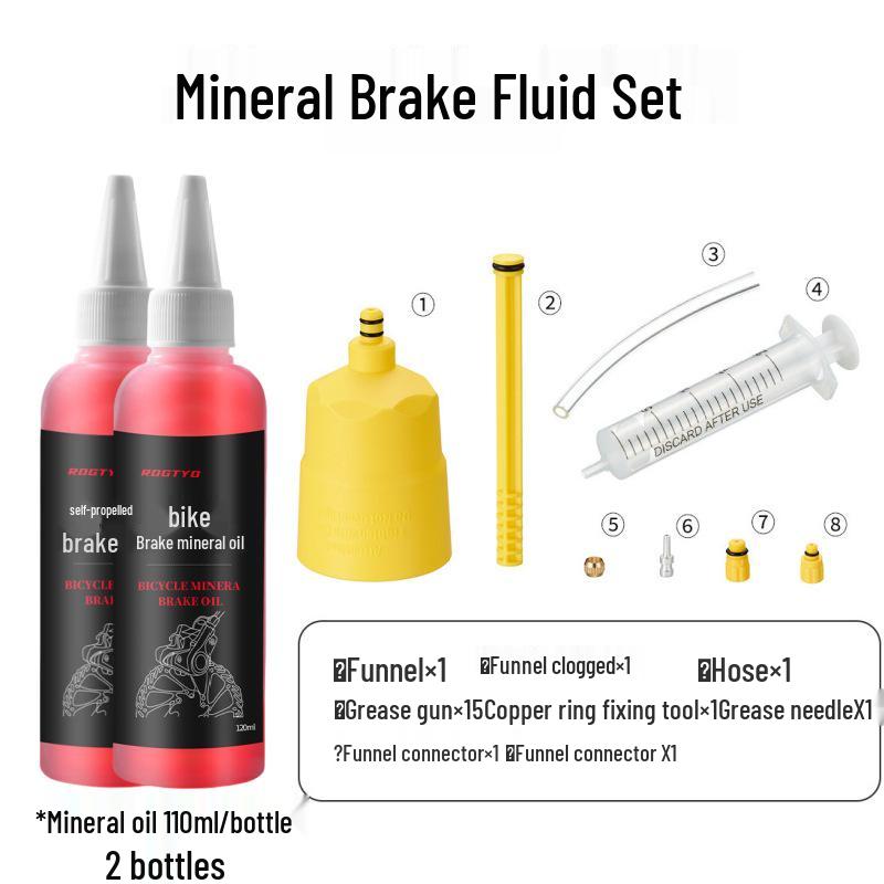 Mountain & Road Bike Mineral Oil - Hydraulic Disc Brake Maintenance Fluid