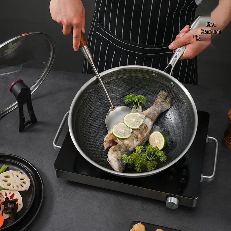 Zhang Xiaoquan 304 Edelstahl Wabenstruktur Antihaft Wok