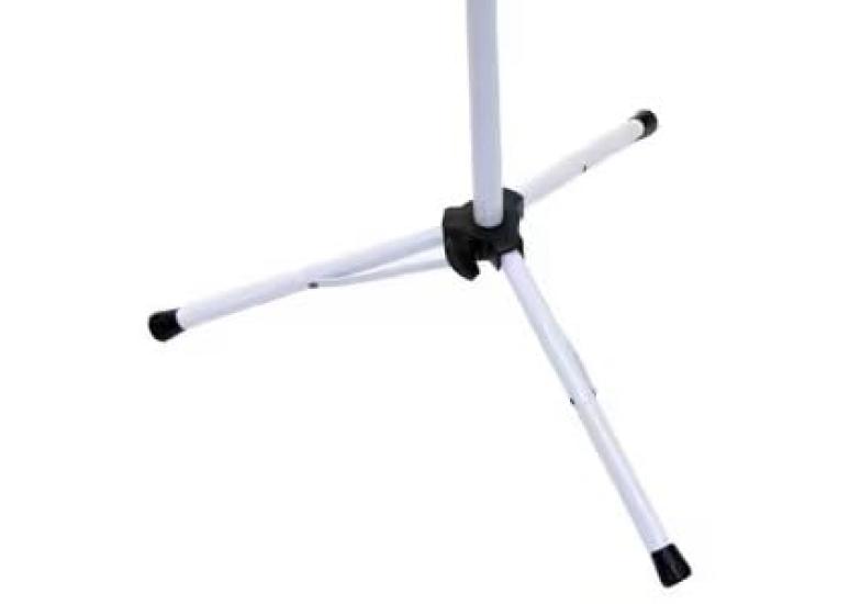 PLAYTECH Music Stand, Orchestra Type, White, Holds Two A4 Sheet Music Sheets Side by Side
