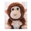 Plush Monkey Stuffed Animal Toy With Soft Short Plush For Kids And Gifting