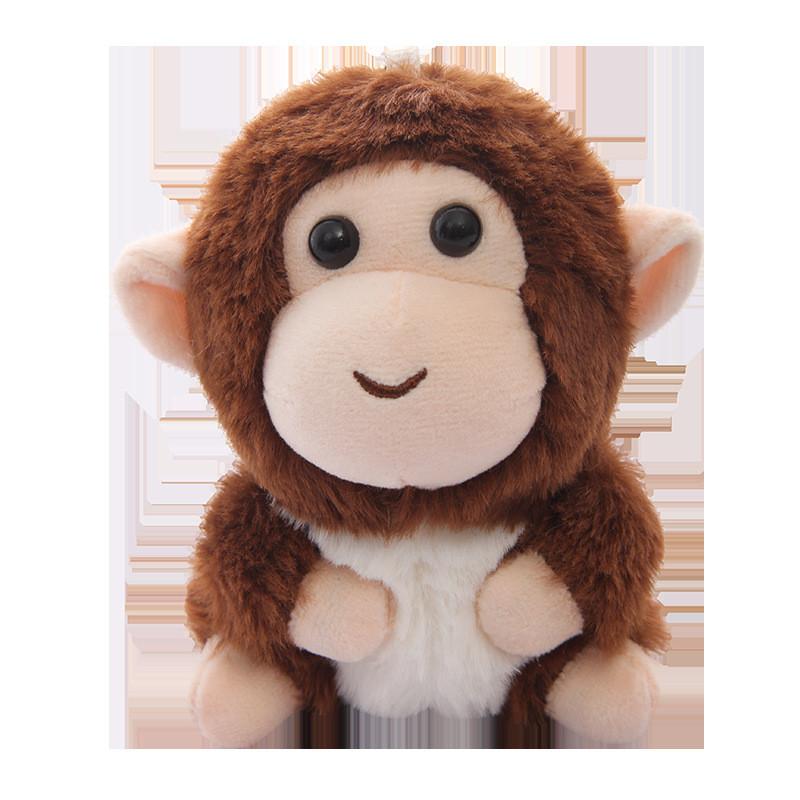 Plush Monkey Stuffed Animal Toy With Soft Short Plush For Kids And Gifting