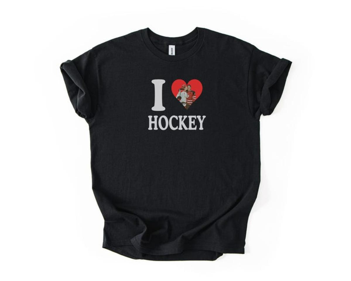 

Hudson Williams Connor Storrie Rivalry Inspired Rozanov Tee Ilya Rozanov Shane Hollander Gay Hockey Graphic Tee Unisex Fan 4XL
