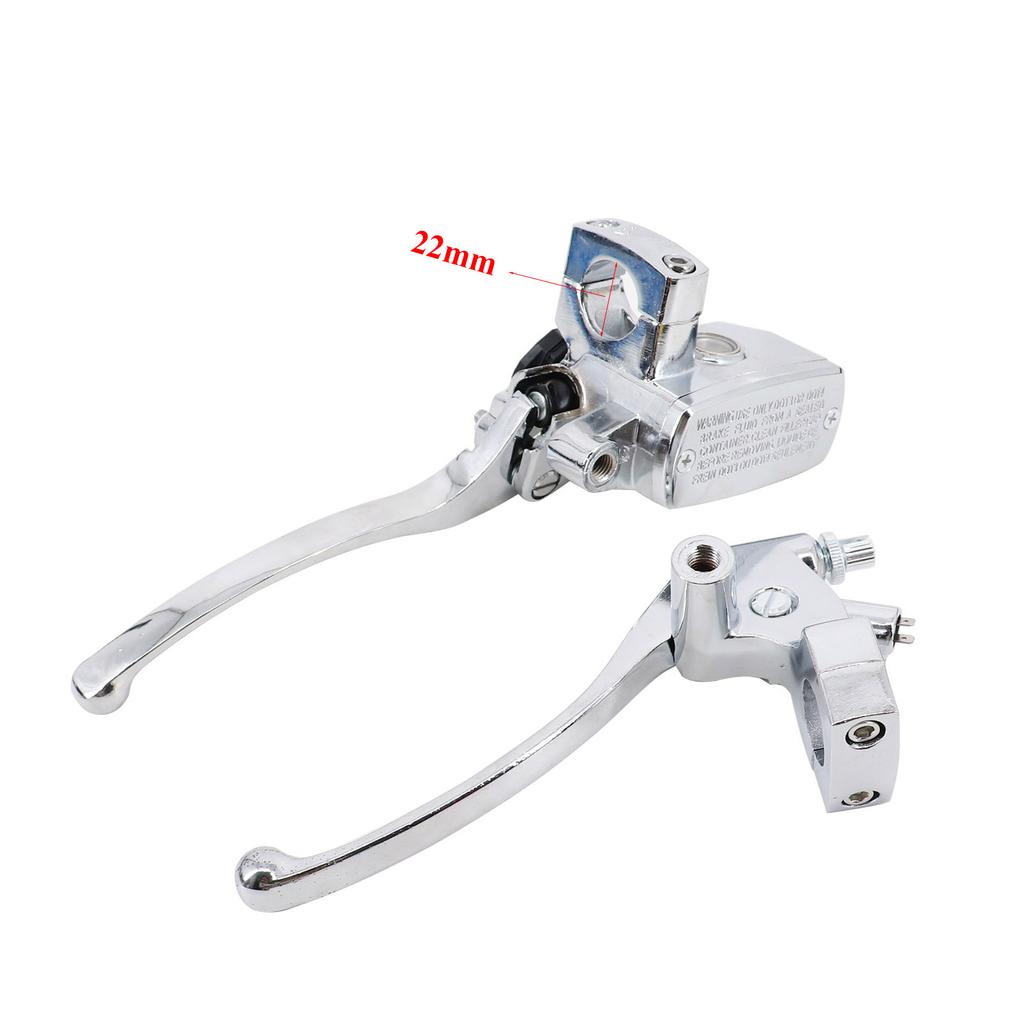 25mm Links Rechts Motorrad Bremskupplungs Hauptzylinder Behälter Hebel Für Honda Valkyrie GL 1500 VT Shadow 1100 VTX 1300 1800