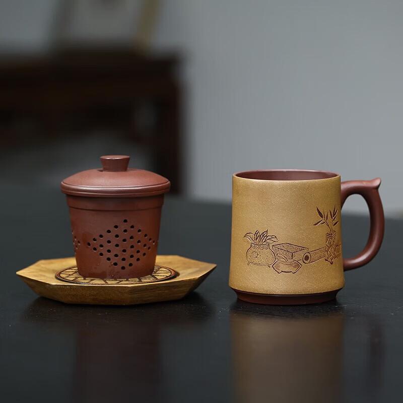 Wan Chun He Longevity Zisha Tea Set