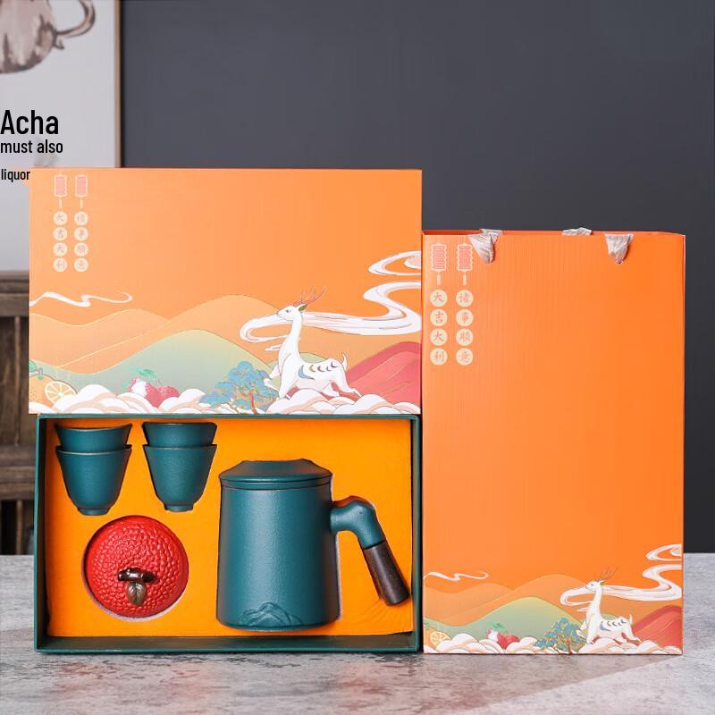 Chinese Chic Ceramic Tea Infuser Set